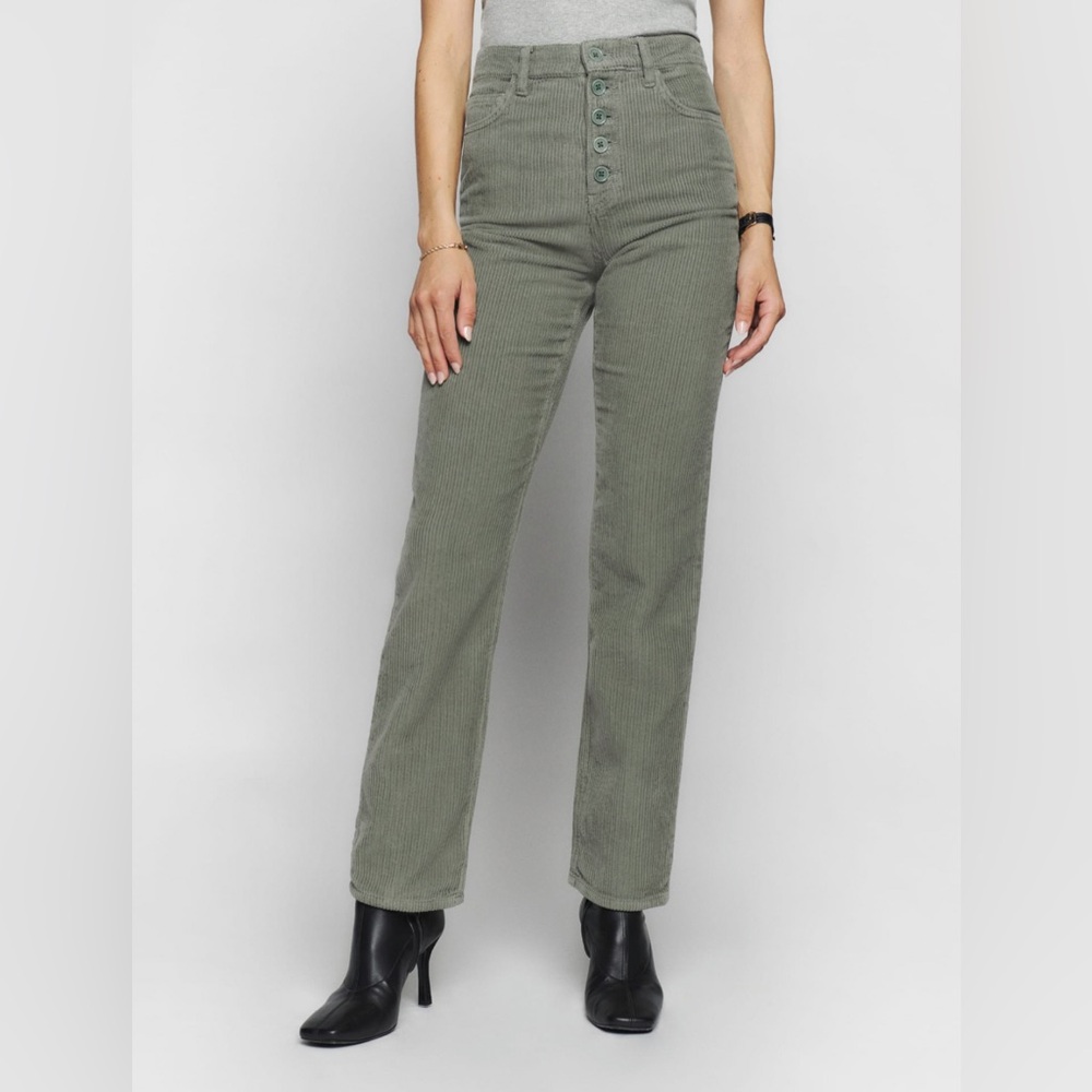 Reformation Olive Straight Leg Pants